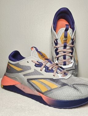 Reebok Nano X2 TR Adventure Gym Trail Running Crossfit Shoes Women 11 Silver